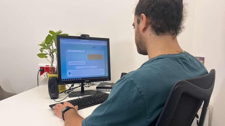 האווטאר LIV בפעולה (צילום: שיבא) האווטאר LIV בפעולה