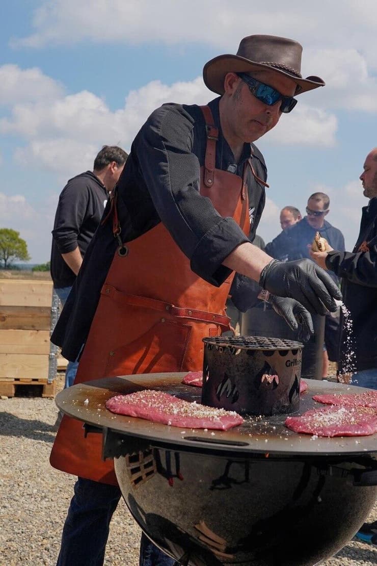 ראובן מייסלוס. מקווה להמם את האמריקאים עם הבשר הכשר (צילום: אוסף פרטי) ראובן מייסלוס