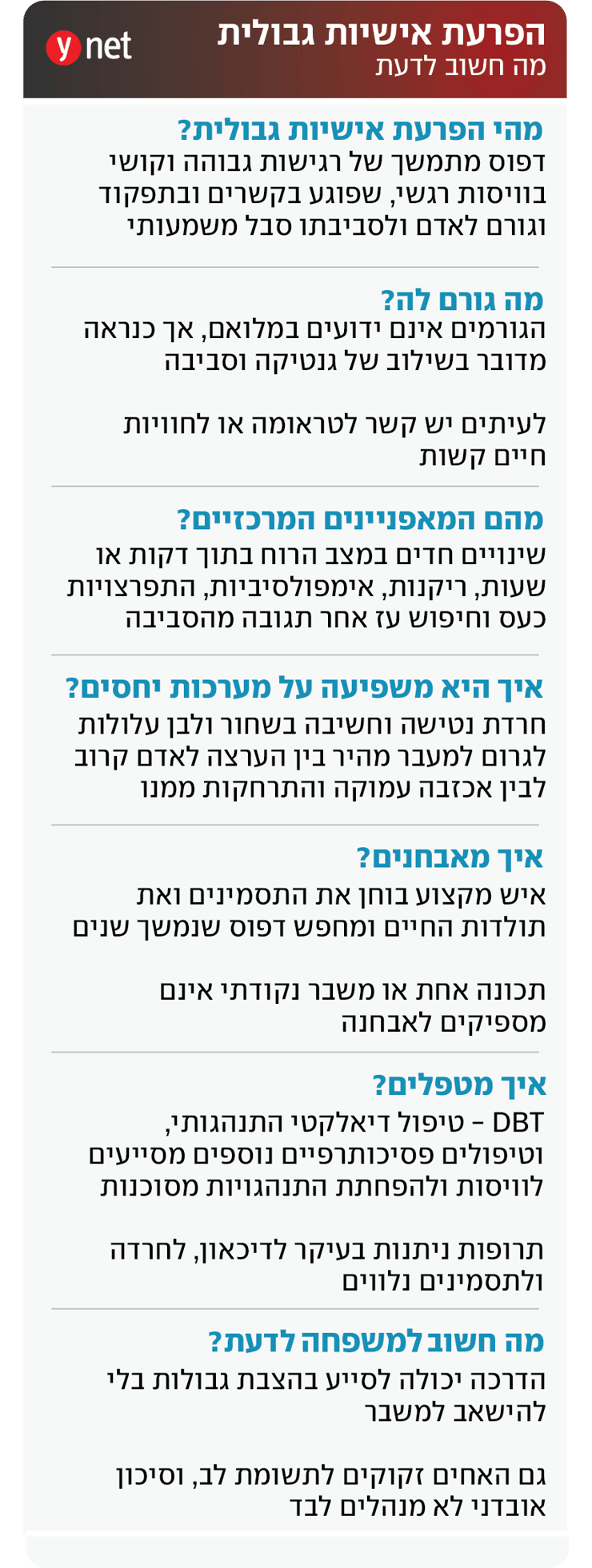 אינפו הפרעת אישיות גבולית אינפו הפרעת אישיות גבולית