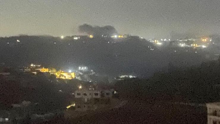 דיווח לבנוני על תקיפה בין הכפרים חדאתא וחאריס בדרום לבנון