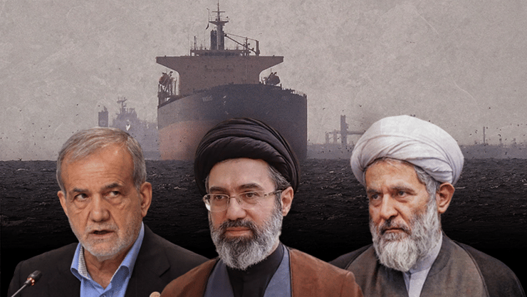 סדקים בהנהגה. חוסיין טאאב, מוג'תבא חמינאי, מסעוד פזשכיאן (צילום: AFP, AP Photo / Eraldo Peres) חוסיין טאאב, מוג'תבא חמינאי, מסעוד פזשכיאן