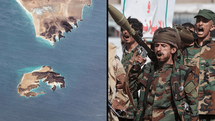 מורדים חות'ים ואזור הקרבות (צילום: AP Photo צילום: AFP PHOTO / ANSARULLAH MEDIA CENTRE) החות'ים צועדים בבירת תימן צנעא, תיעוד שפרסמו החות'ים חות'ים שבו לטענתם נראה מתקפה על ציוד נשק ש סעודיה העבירה למחנה צבאי בצפון תימן 7 בספטמבר