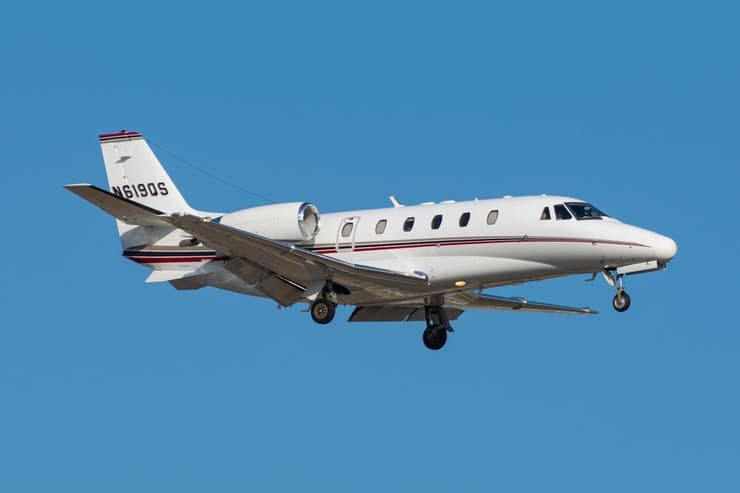 מטוס מדגם Cessna Citation XLS. אילוסטרציה