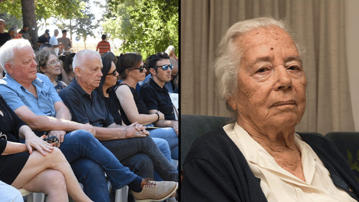"חזרת למקום שהיית מהמייסדים שלו". רחל רבין יעקב הובאה למנוחות (צילום: אביהו שפירא ) הלווייתה של רחל יעקב רבין ז"ל