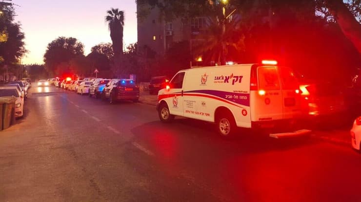 זירת הירי ביפו (צילום: דוברות יפו) גבר כבן 30 נרצח בירי ביפו