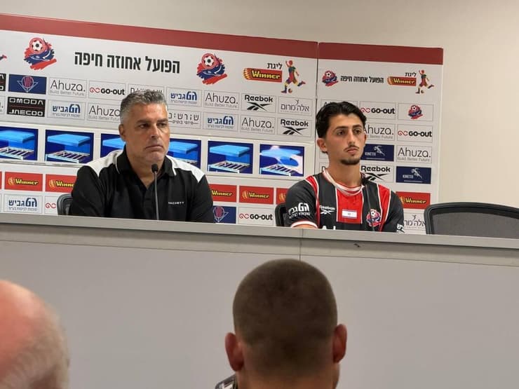 "התחברה כאן קבוצה טובה". סילבס וגונן (צילום: איתן גליקמן ) חיים סילבס וליעד גונן