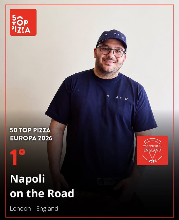 מיקלה פסקארלה, הבעלים של Napoli on the Road (צילום: 50toppizza) מיקלה פסקארלה, הבעלים של Napoli on the Road