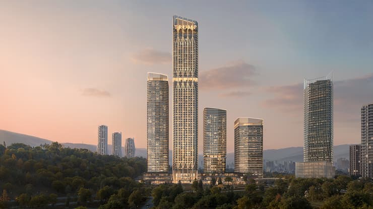 מגדל טראמפ בטביליסי (הדמיה: Archi group and INVIA) מגדל טראמפ בטביליסי