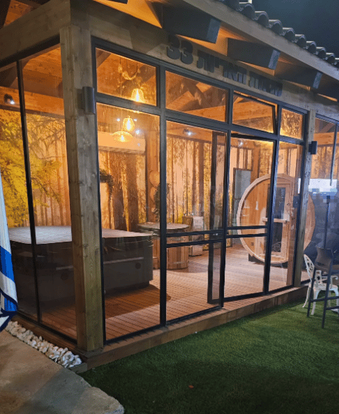 הספא שבו התהדר השר בן גביר (צילום: עוצמה יהודית) ספא שנבנה עבור לוחמי יחידת גדעונים