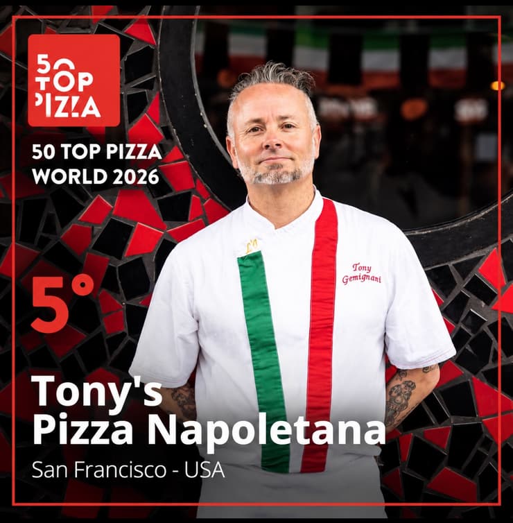 טוני ג'מיניאני (צילום: 50toppizza) טוני ג'מיניאני