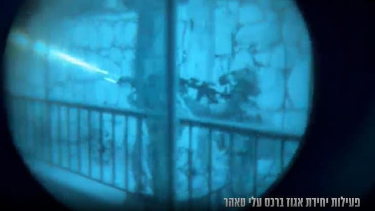 לוחמי "אגוז" ברכס עלי טאהר. שיתוף פעולה בין היחידות (צילום: דובר צה"ל) פעילות יחידת אגוז ברכס עלי טאהר
