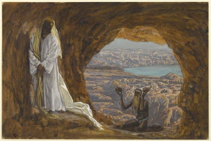 התענית הגדולה, המתקיימת לקראת חג הפסחא ונועדה להכין את המאמינים מבחינה רוחנית לחג, קשורה ל־40 הימים שבהם, לפי המסורת הנוצרית, ישו שהה במדבר וצם (איור: James Tissot/Brooklyn Museum/Wikimedia Commons) התענית הגדולה, המתקיימת לקראת חג הפסחא ונועדה להכין את המאמינים מבחינה רוחנית לחג, קשורה ל־40 הימים שבהם, לפי המסורת הנוצרית, ישו שהה במדבר וצם