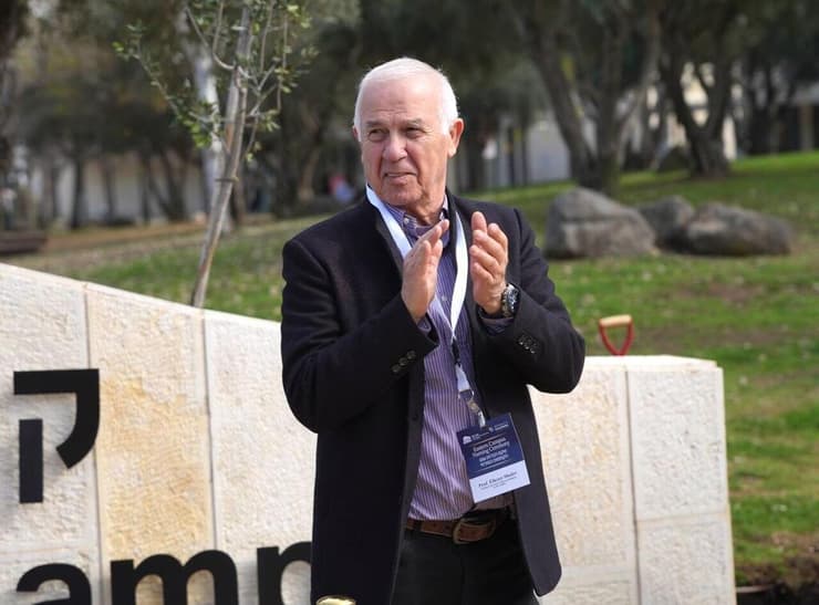נשיא אוניברסיטת תל חי, פרופ' אליעזר שלו (צילום: אפי שריר) נשיא אוניברסיטת תל חי, פרופ' אליעזר שלו