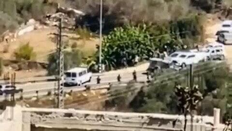 זירת הפיגוע (צילום: סעיף 27א' לפי חוק זכויות יוצרים) פיגוע ירי בנווה צוף