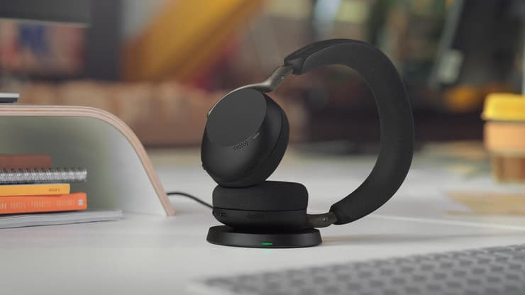אוזניות משרד מקצועיות Jabra Evolve3 75 (ג'אברה) אוזניות משרד מקצועיות Jabra Evolve3 75