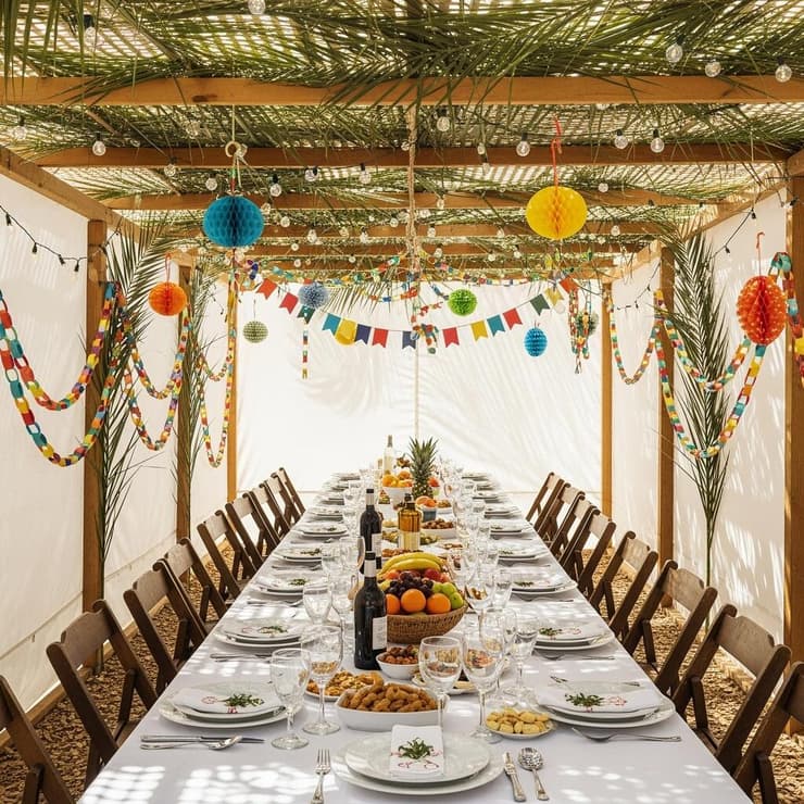 סוכה (צילום: Shutterstock AI) סוכה