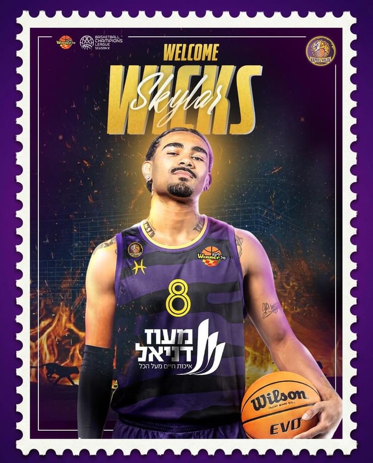מצטרף לחולון. וויקס (צילום: הפועל חולון) דניאל וויקס