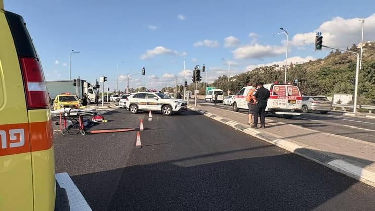 זירת תאונת הדרכים בזיכרון יעקב