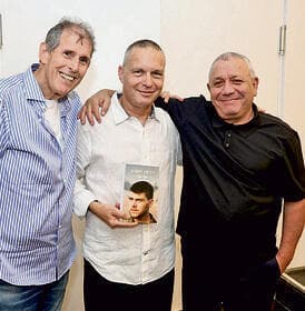 גדי איזנקוט, יזהר שי ודובי אייכנולד (איציק בירן) גדי איזנקוט, יזהר שי ודובי אייכנולד