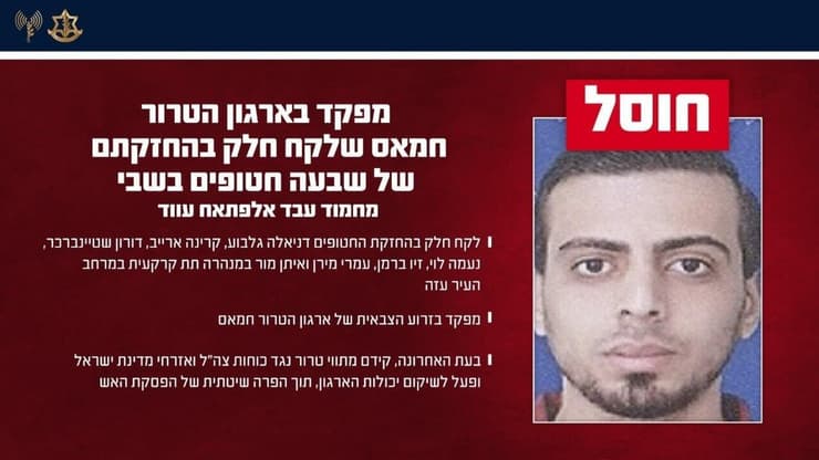 עבד אלפתאח עווד (צילום: דובר צה"ל ) עבד אלפתאח עווד