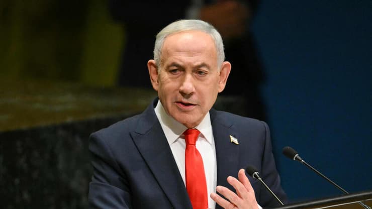 נתניהו. כיצד ייחקר המחדל הקשה בתולדות המדינה, שקרה במשמרת שלו? (צילום: ANGELA WEISS / AFP) נאום ראש הממשלה בנימין נתניהו באו"ם