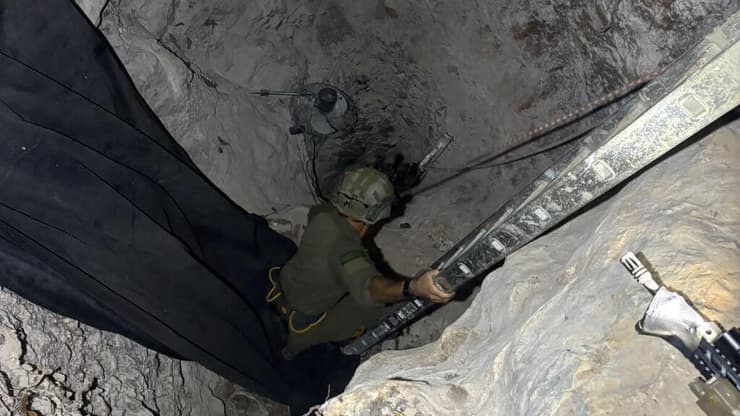 צילום: דובר צה"ל במבצע לאיתור אמצעי לחימה: כוחות הביטחון איתרו שני פירים ושללו את החשד למנהרה