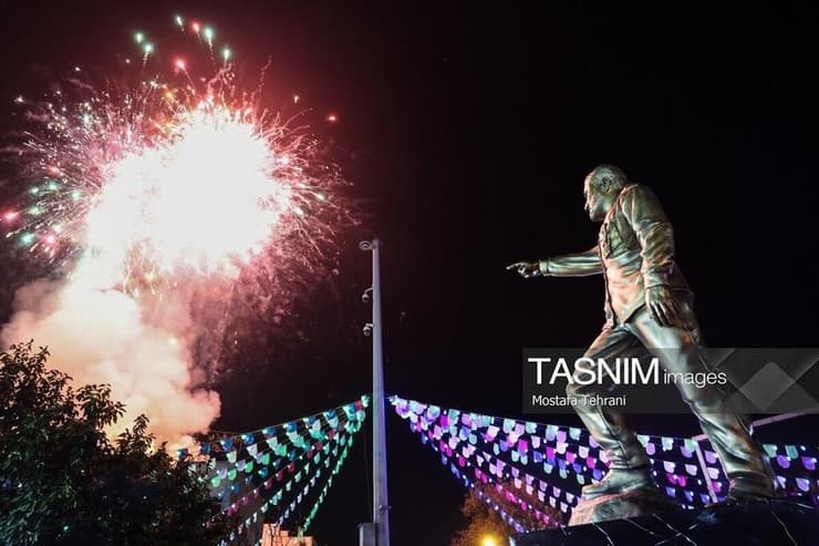 חגיגות ב טהרן איראן לציון 200 ימים להפגנות תמיכה במשטר מאז תחילת המלחמה