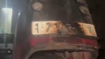 מתנחלים הציתו הלילה טרקטור וריססו כתובות גזעניות  בכפר ראס אל כרכר