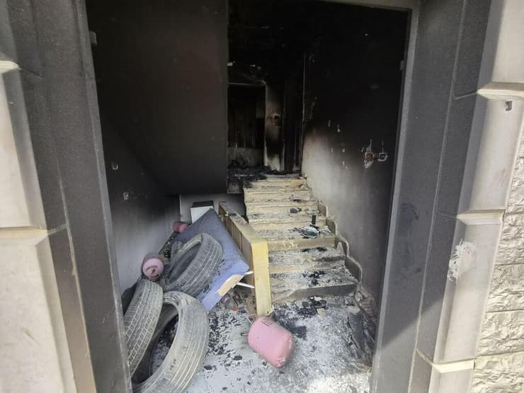 צילום: אלכס גמבורג הנזק שגרמו מתנחלים בכפר הפלסטיני ג'אלוד