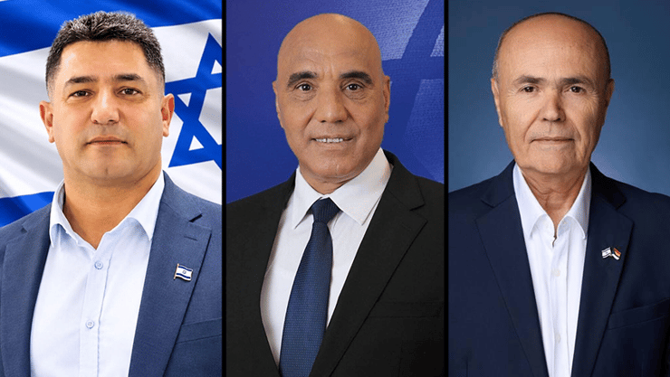 אלוף (במיל’) כמיל אבו רוקן, ח"כ חמד עמאר, ואיל מוגרבי אלוף (במיל’) כמיל אבו רוקן, ח"כ חמד עמאר, ואיל מוגרבי