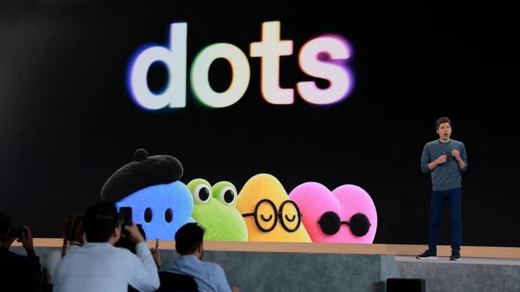 סם אלטמן מציג את Dots - הסוכנים החדשים של החברה (Getty Images) סם אלטמן מציג את Dots