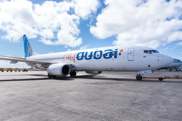 מטוס של חברת התעופה flydubai