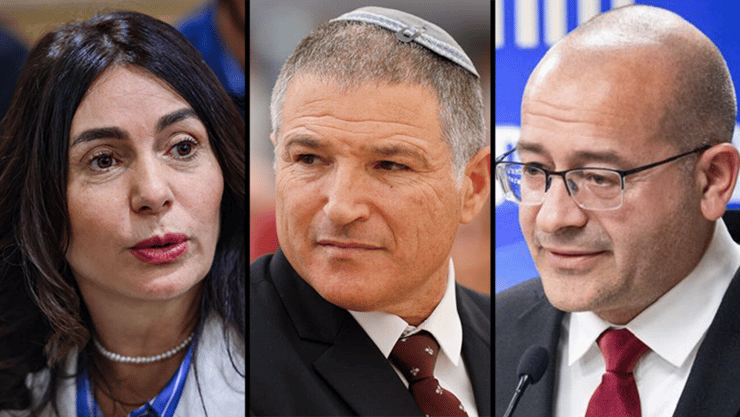 מי יחקור את הכשל? ראש המוסד גופמן, ראש השב"כ זיני והשרה רגב (צילום: דובר צה"ל, אוליבייה פיטוסי, איתי בלומנטל) רומן גופמן, דוד זיני, מירי רגב