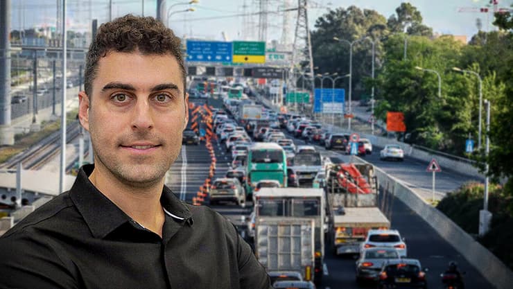 צפויה גם תביעה אזרחית. עידן דוד על רקע נתיבי איילון (צילום: קובי קואנקס) עידן דוד