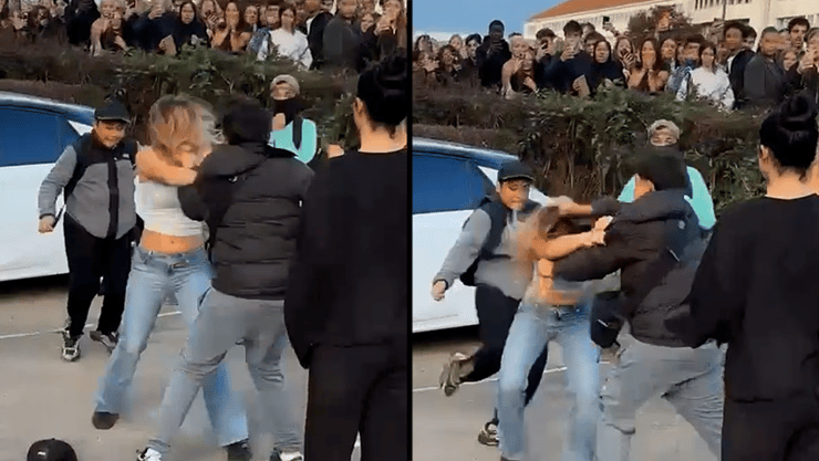 אישה שלפי "דיילי מייל" הותקפה בעיר בזאנסון תקיפת אישה ב מהומות מחאת תלמידים צרפת מהומות בעיר בזאנסון