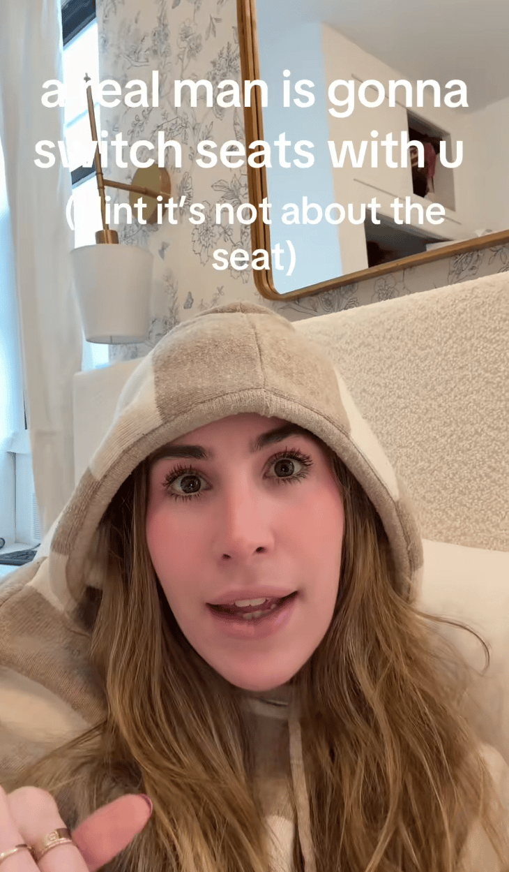 מדלן מקאדם: "גבר אמיתי היה מתחלף איתי" (TikTok/@madeleinemcadam) מדלן מקאדם: "גבר אמיתי היה מתחלף איתי"