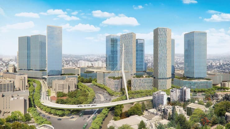 רובע הכניסה לעיר ירושלים (הדמיה: עדן - החברה לפיתוח כלכלי בירושלים טוטם) רובע הכניסה לעיר ירושלים