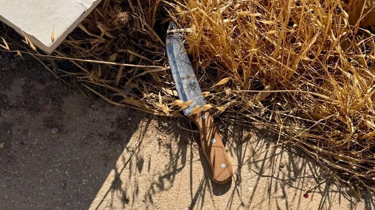 פיגוע דקירה בחוות חנניה (צילום: דוברות השמטרה ) פיגוע דקירה בחוות חנניה