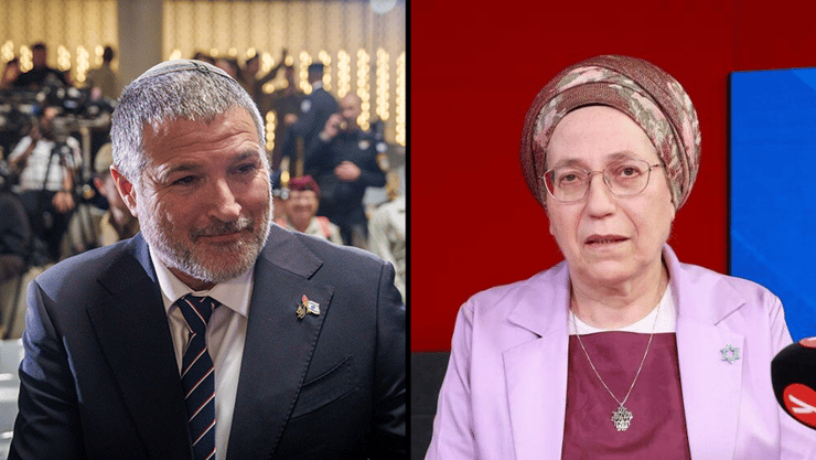 סטרוק וזיני. עימות בישיבת הקבינט (צילום: דנה קופל, שלו שלום) אורית סטרוק, דוד זיני