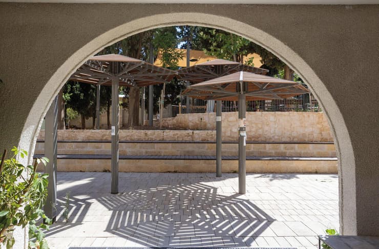 המתחם המשודרג בארנונה (צילום:דור פזואלו) המתחם המשודרג בארנונה