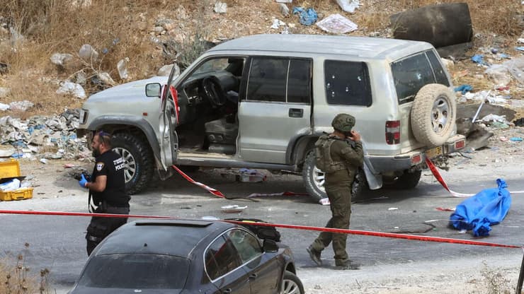 הזירה ליד בני נעים (צילום: Ahmad GHARABLI / AFP) הזירה ליד בני נעים