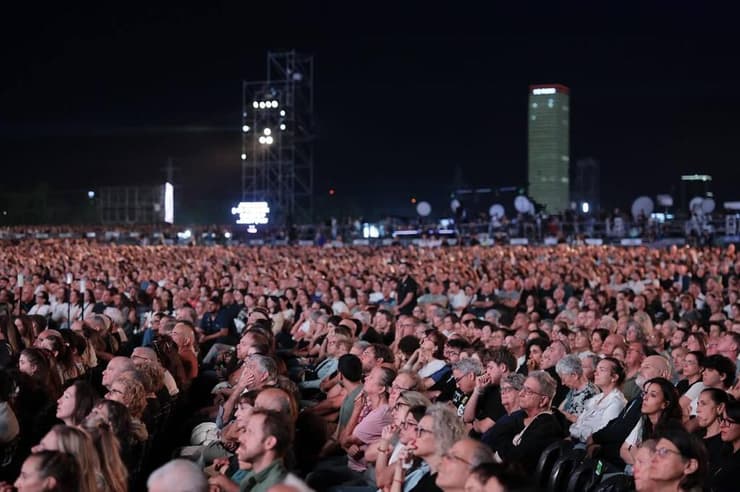 צילום: אריאל עפרון טקס הזיכרון הלאומי של משפחות 7 באוקטובר