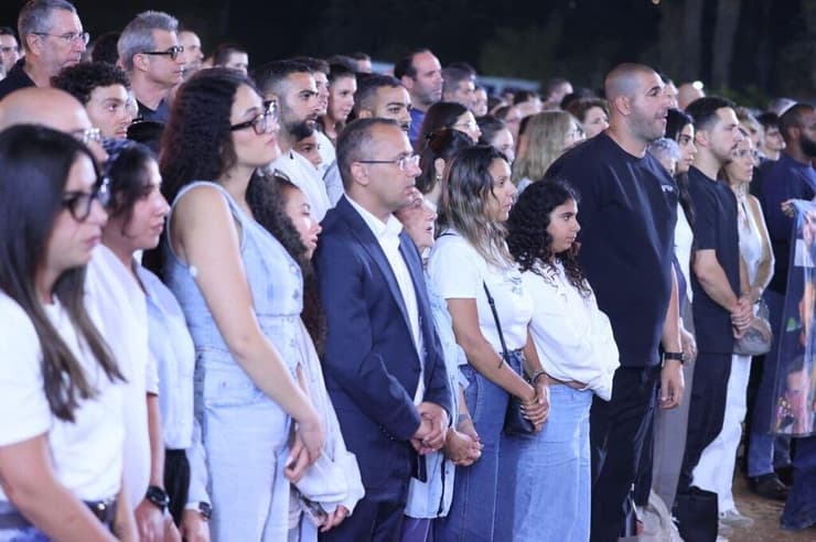 צילום: מוטי קמחי טקס הזיכרון הלאומי של משפחות 7 באוקטובר