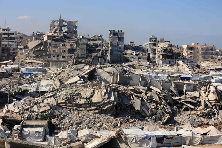 צילום: Omar AL-QATTAA / AFP עזה, שלוש שנים בדיוק לאחר הטבח