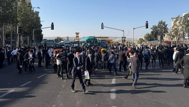  כביש 4 לכיוון ירושלים נחסם לתנועה