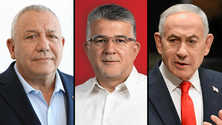 יעניק רשת ביטחון להחלפת נתניהו, אבל לא "צ'ק פתוח" (צילום: ריאן פרויס, ANGELA WEISS / AFP) נתניהו, ג'אברין, איזנקוט