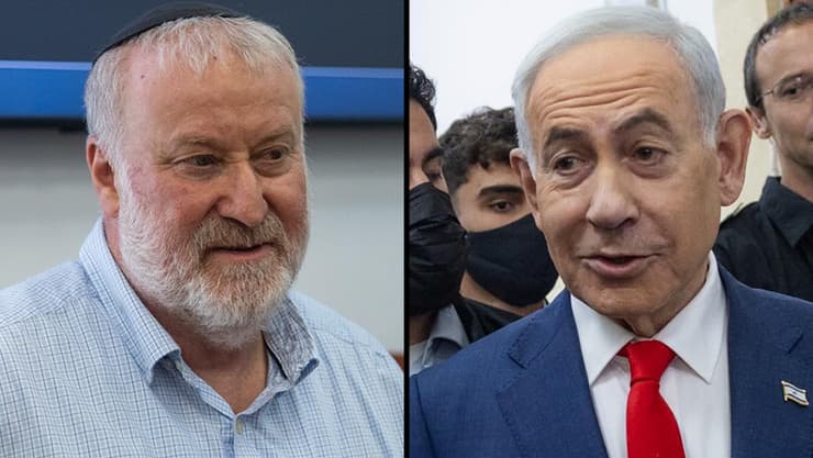 נתניהו ומנדלבליט (צילום: חיים גולדברג/פלאש90) בנימין נתניהו, אביחי מנדלבליט