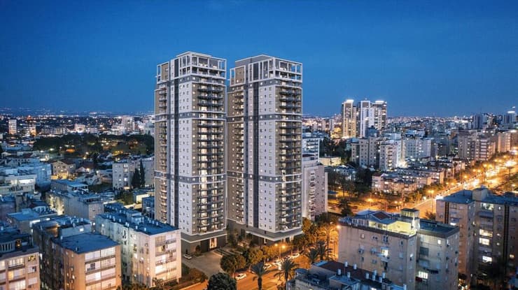פרויקט N ויצמן של חברת אזורים בנתניה (הדמיה: 3 DIVISION) פרויקט N ויצמן של חברת אזורים בנתניה
