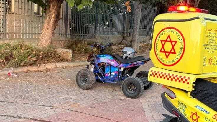 התהפכות הטרקטורון בקרית אתא