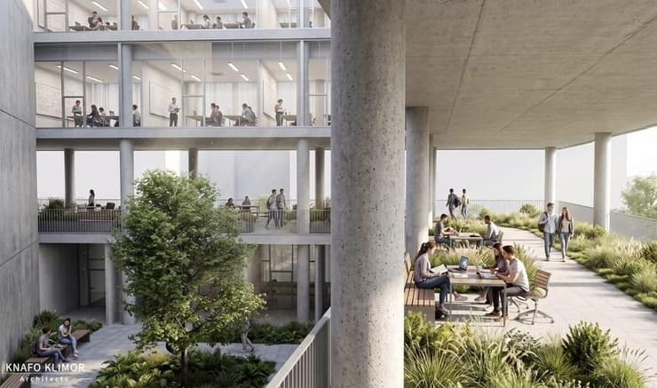 קמפוס אוניברסיטאי קריית שמונה (הדמיה: קנפו כלימור אדריכלים) קמפוס אוניברסיטאי קריית שמונה